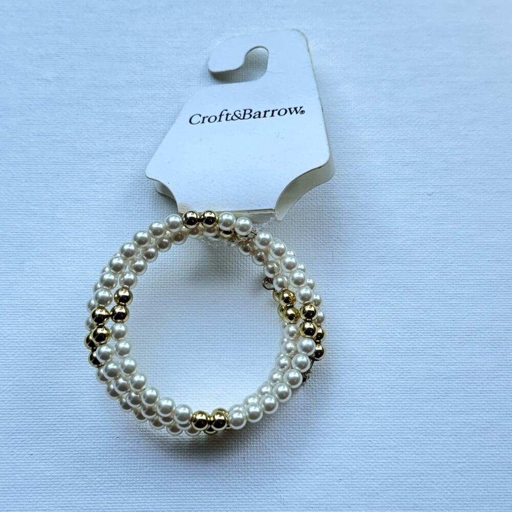 Croft & Barrow Fashion Statement Beaded Wrap Jewelry Bracelet New in Package